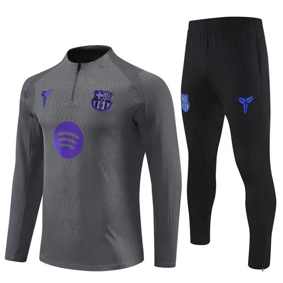 סט אימון ארוך ברצלונה אפור 25/26, תמונה 4