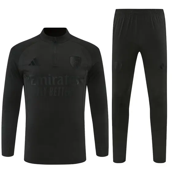 סט אימון ארוך ארסנל שחור מלא 26/27